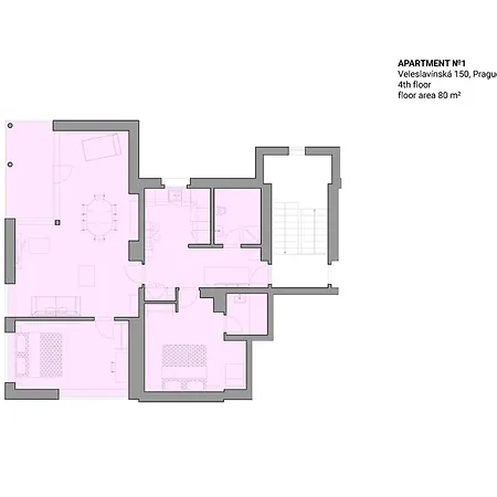 Veleslavin Apartament *
